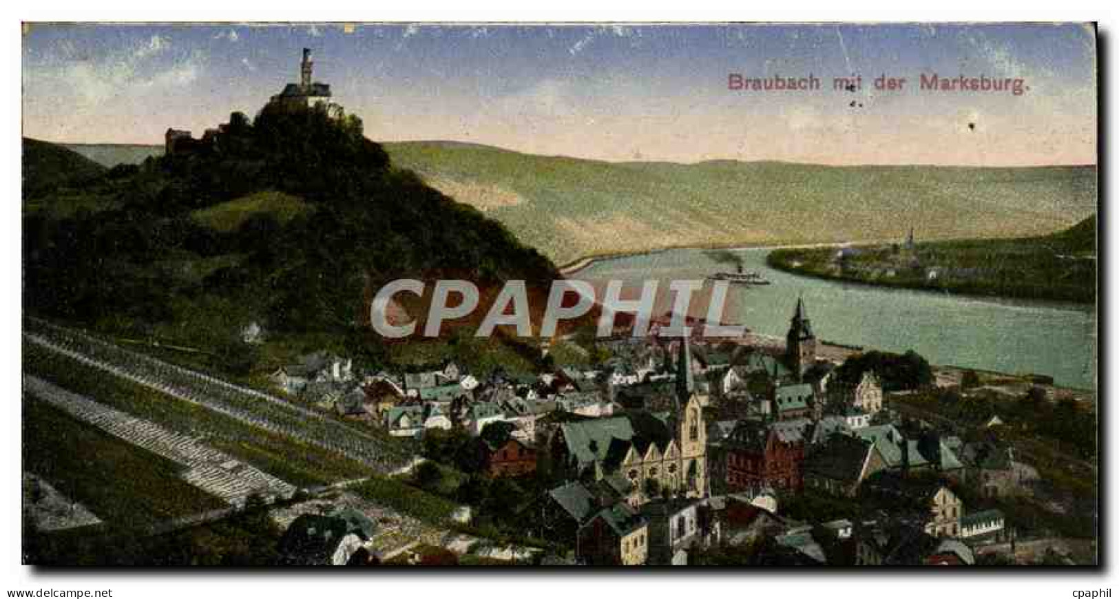 CPA Braubach Mit Der Marksburg