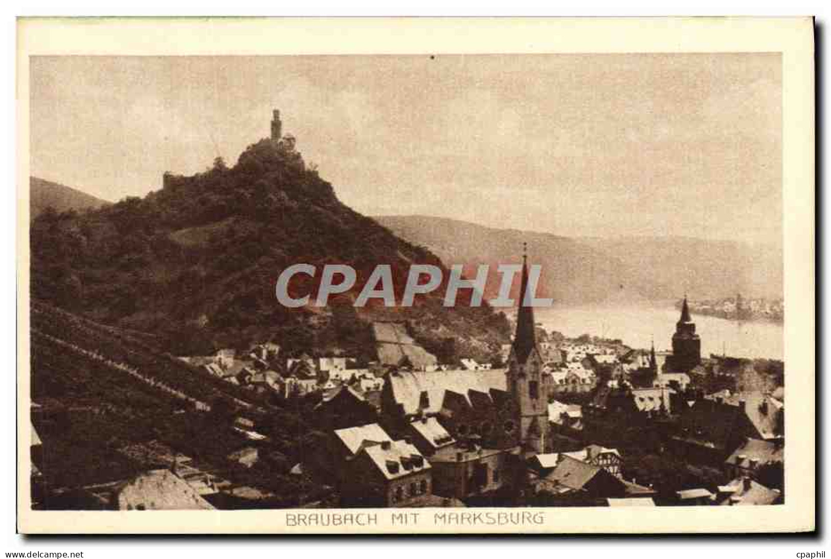 CPA Braubach Mit Marksburg
