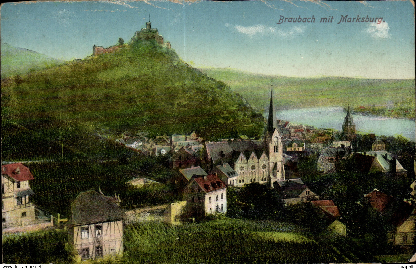 CPA Braubach mit Marksburg