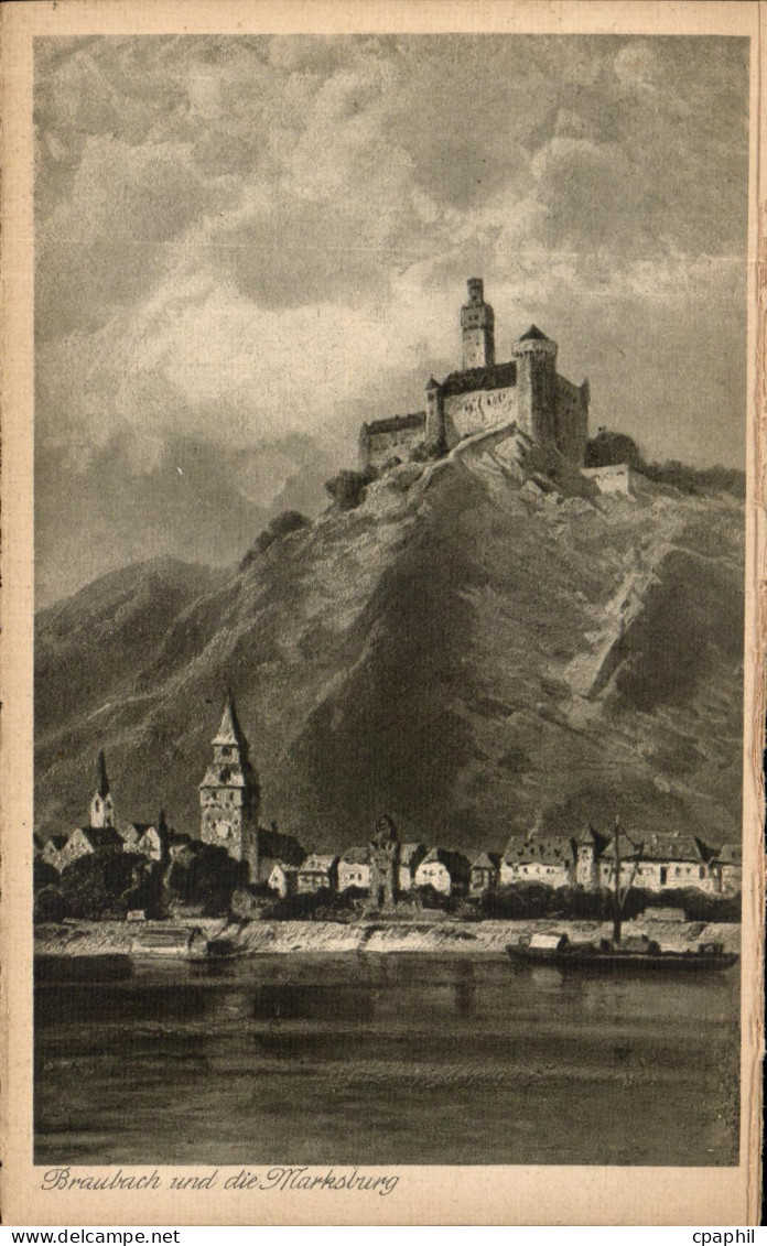 CPA Braubach Und Die Marksburg