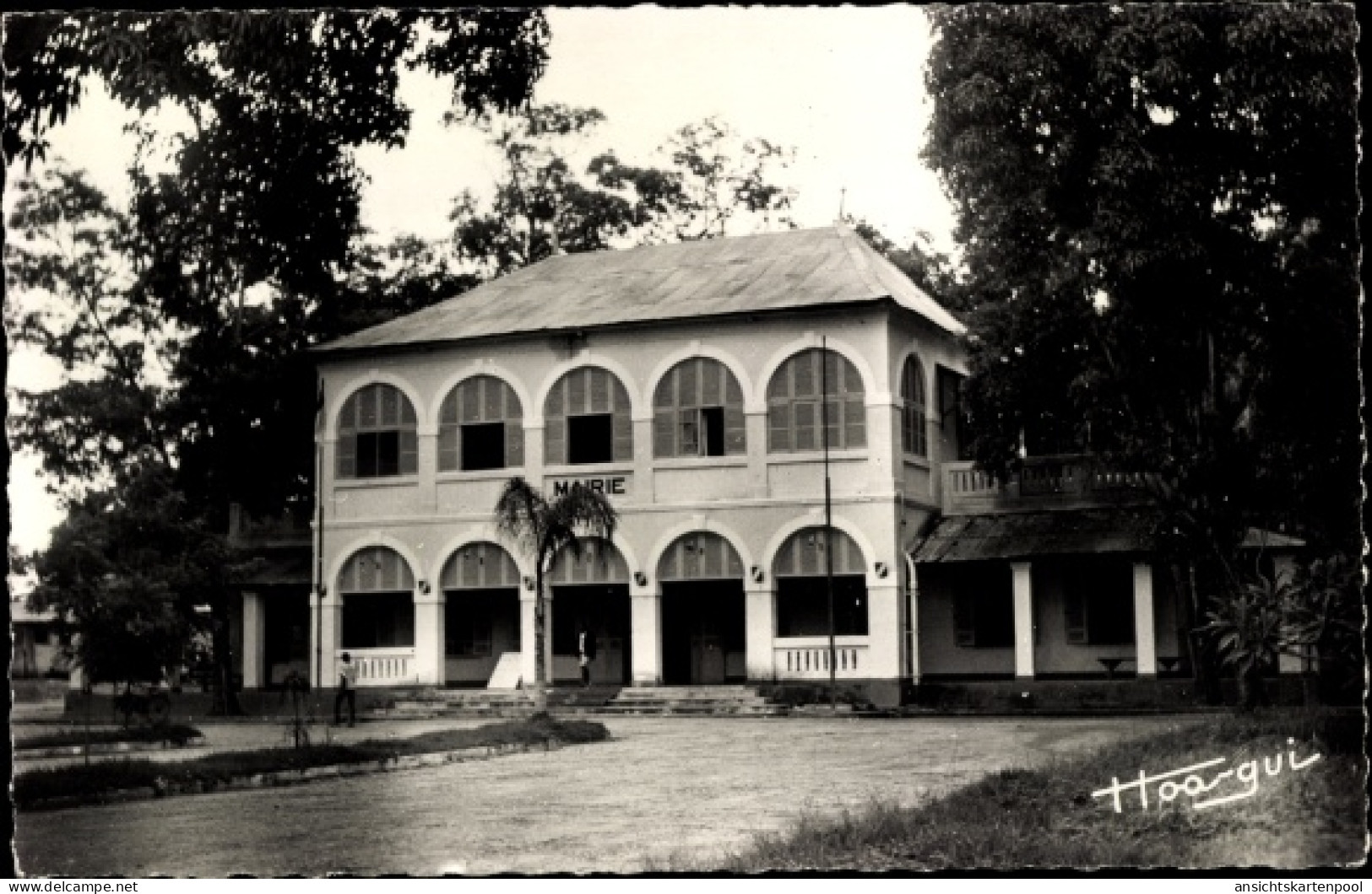 CPA Brazzaville Französisch Kongo, La Mairie
