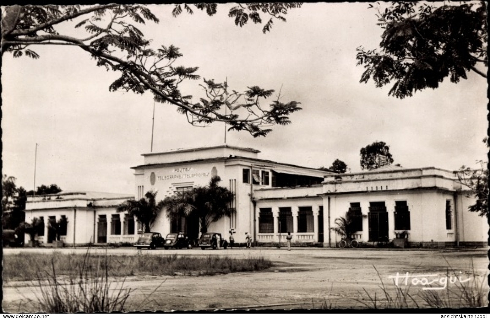 CPA Brazzaville Französisch-Kongo, PTT