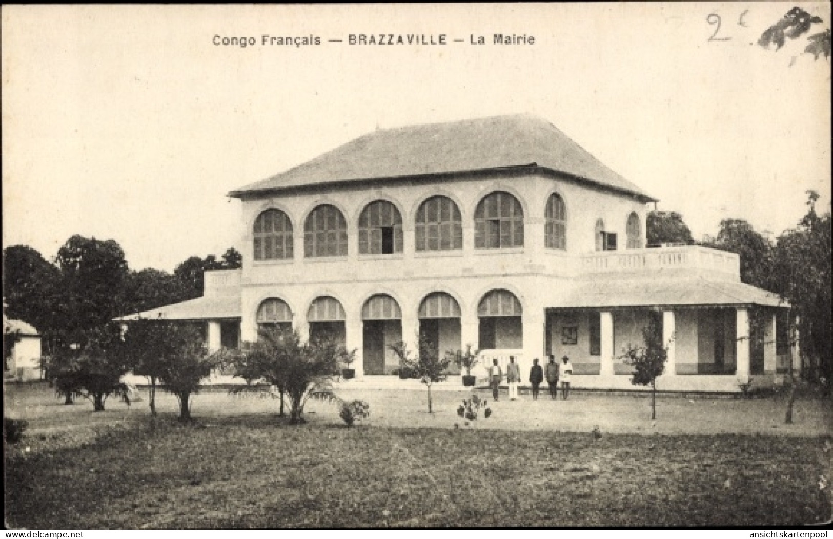 CPA Brazzaville, Französisch-Kongo, Rathaus