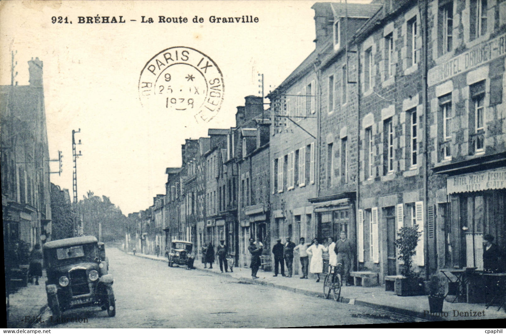 CPA Brehal La Route de Granville