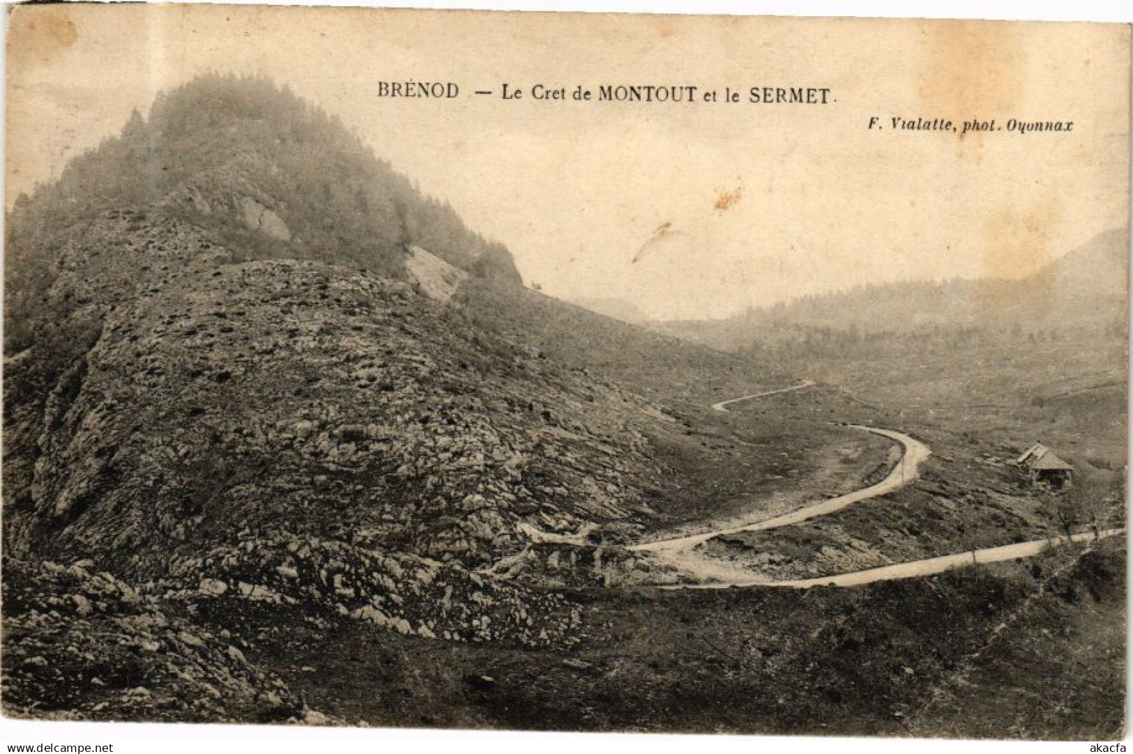 CPA BRÉNOD Le Cret de Montout et le Serment (244182)
