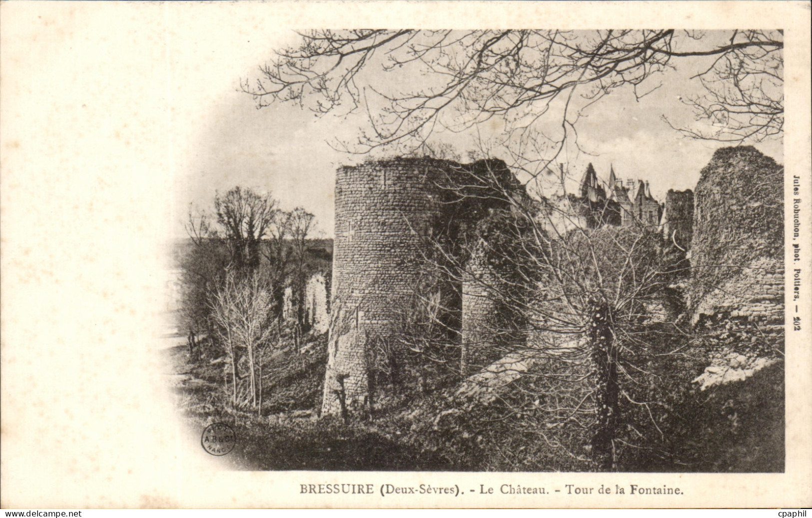 CPA Bressuire Le Chateau Tour De La Fontaine