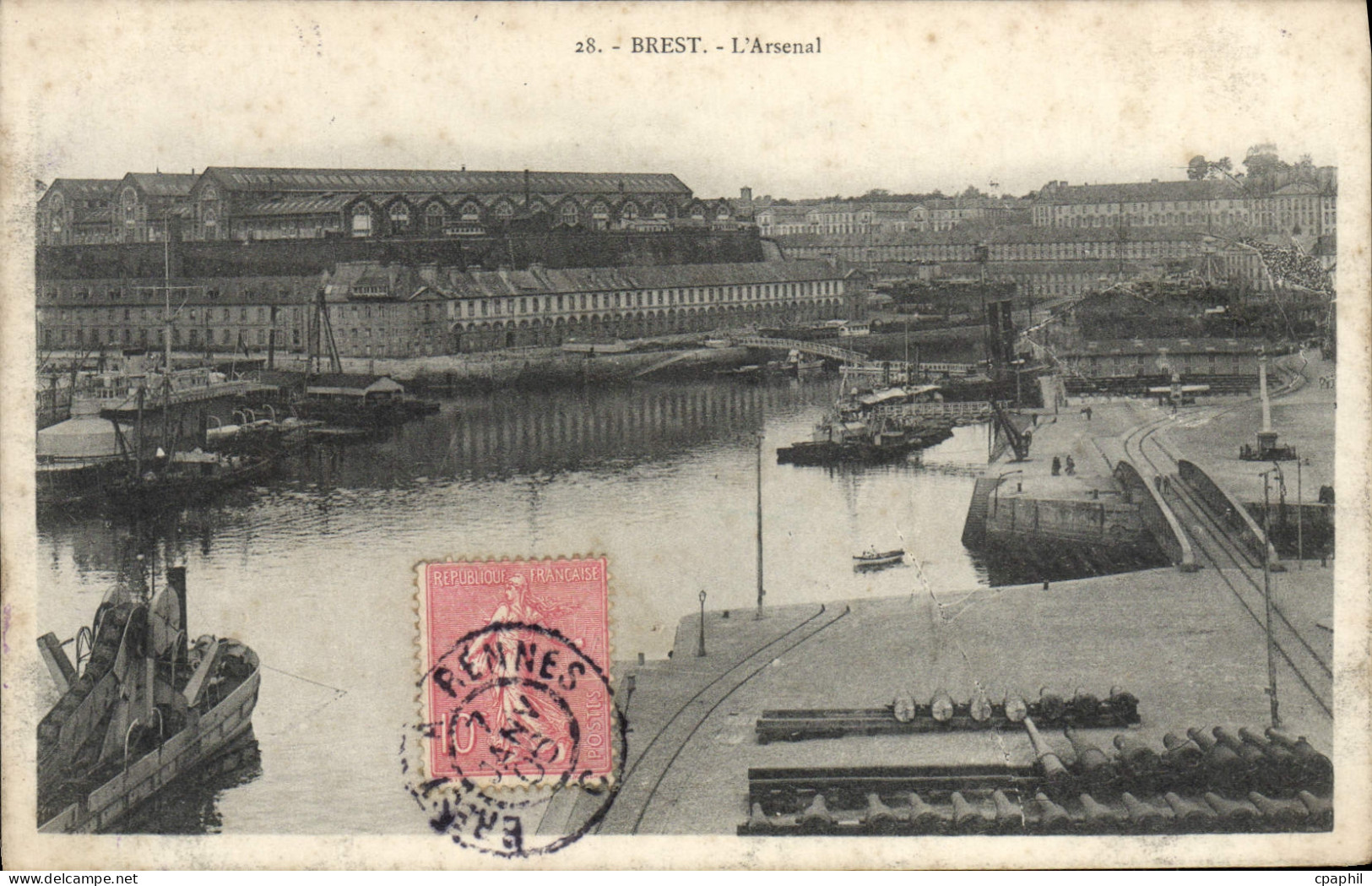 CPA Brest L'Arsenal Bateaux