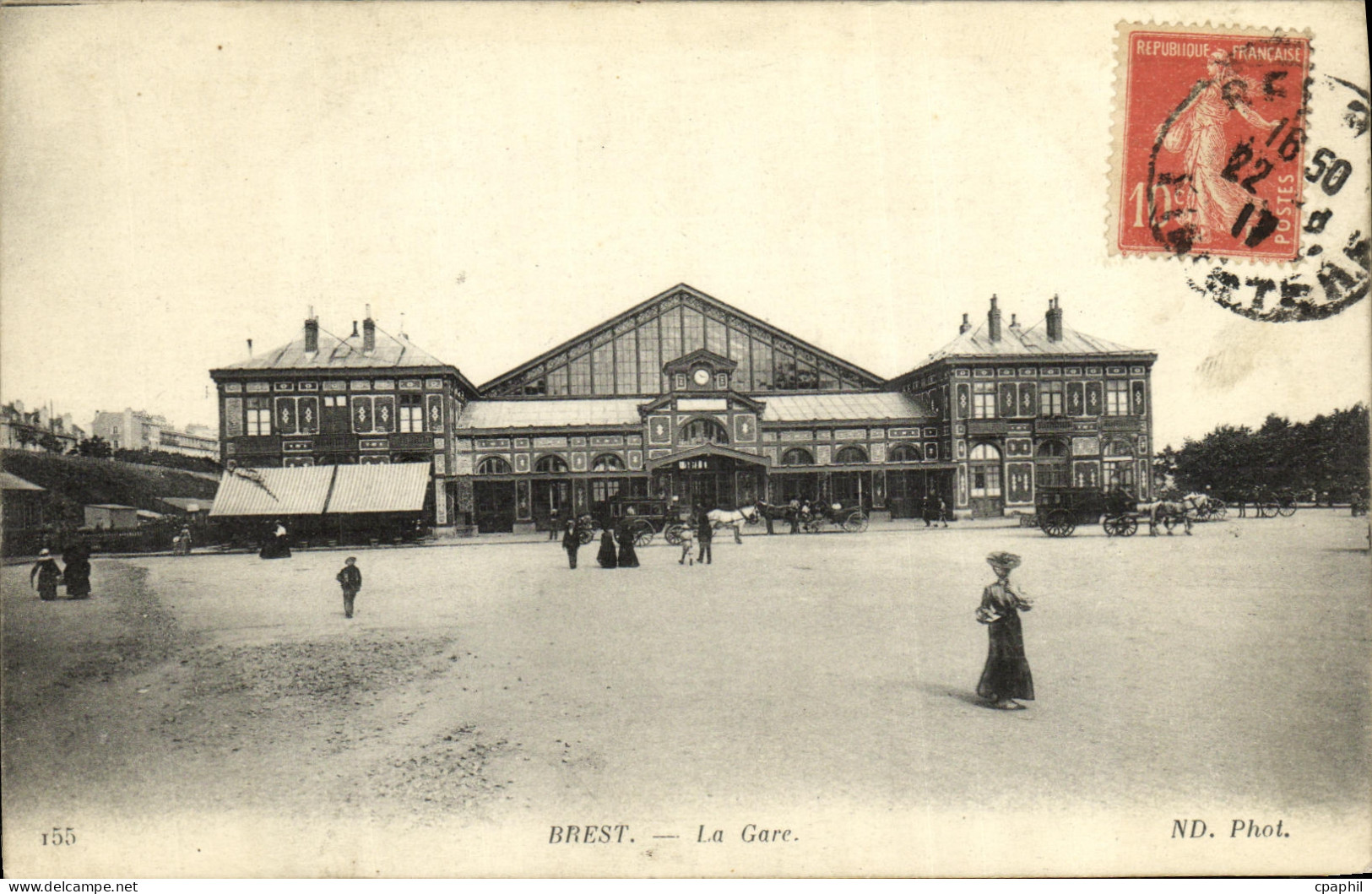 CPA Brest La Gare