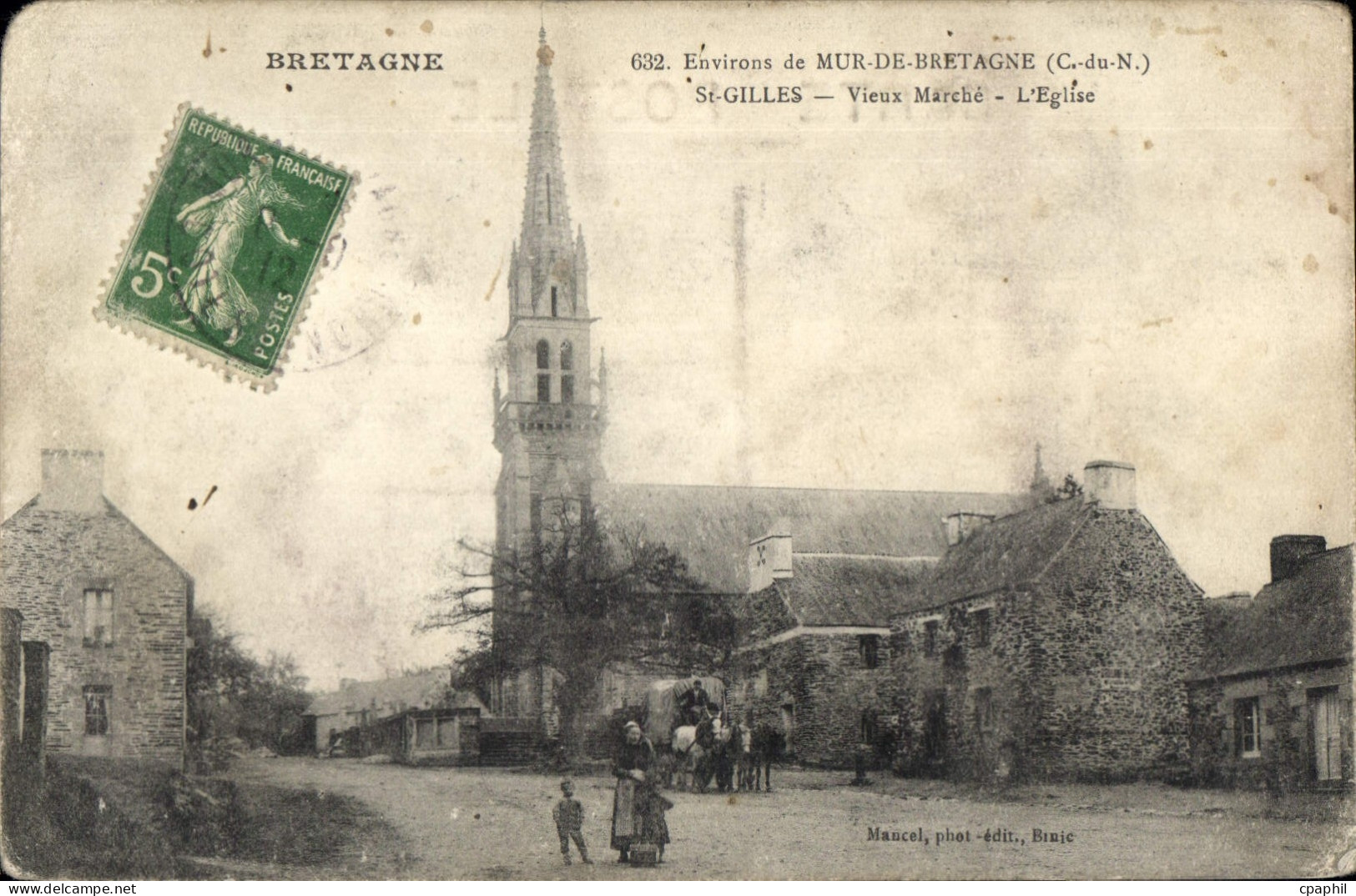 CPA Bretagne Environs du Mur de Bretagne