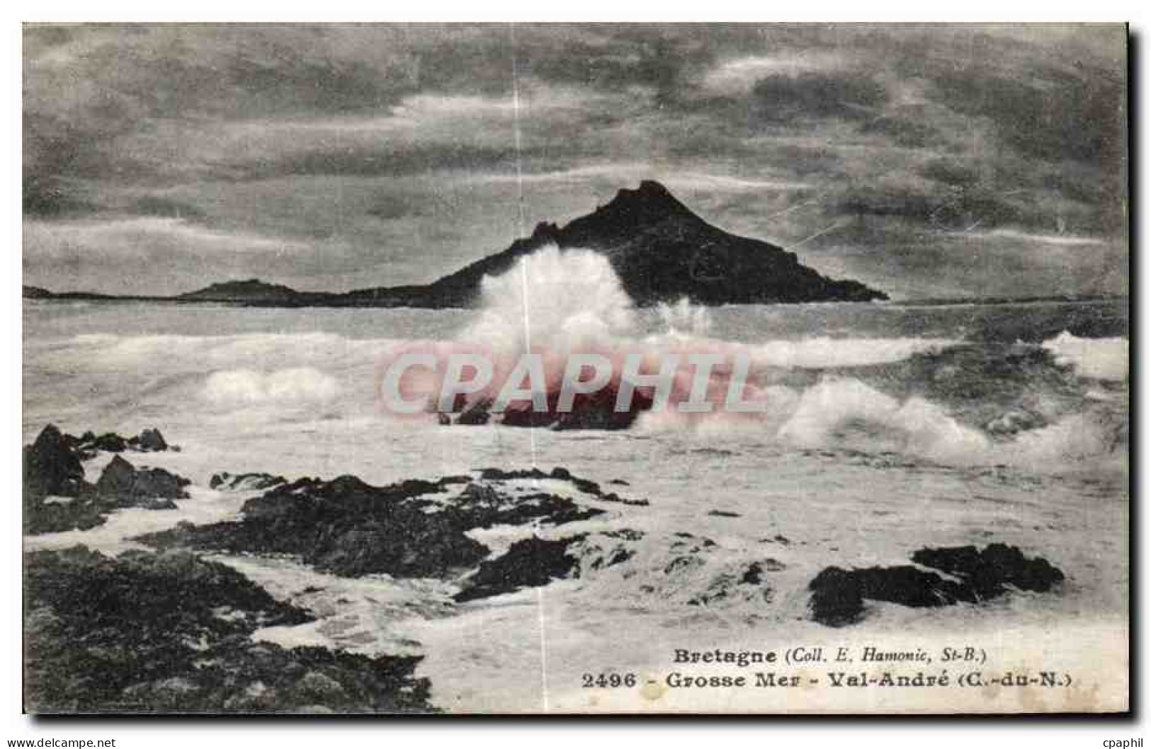 CPA Bretagne Grosse Mer Val Andre
