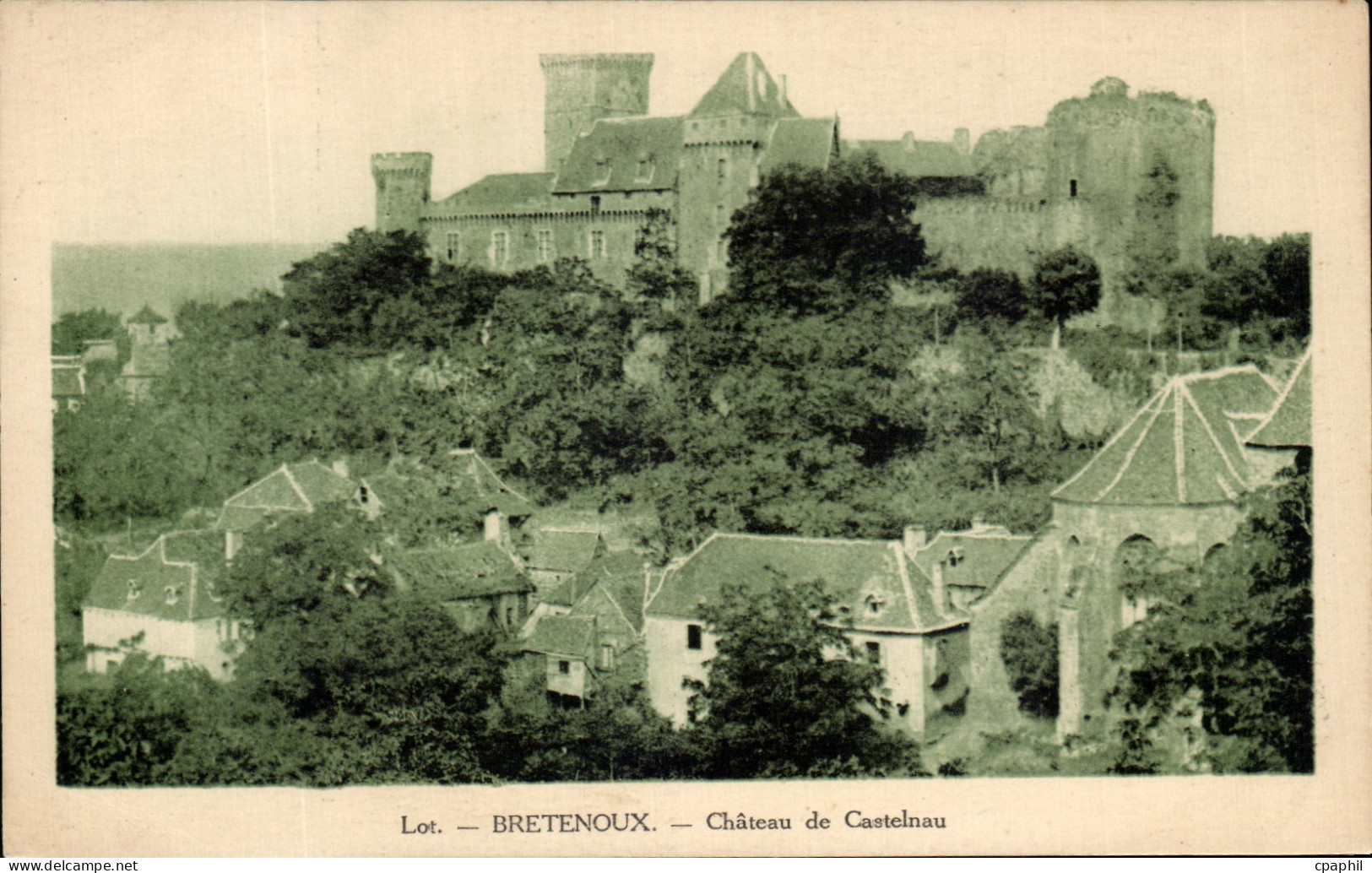 CPA Bretenoux Chateau De Castelnau