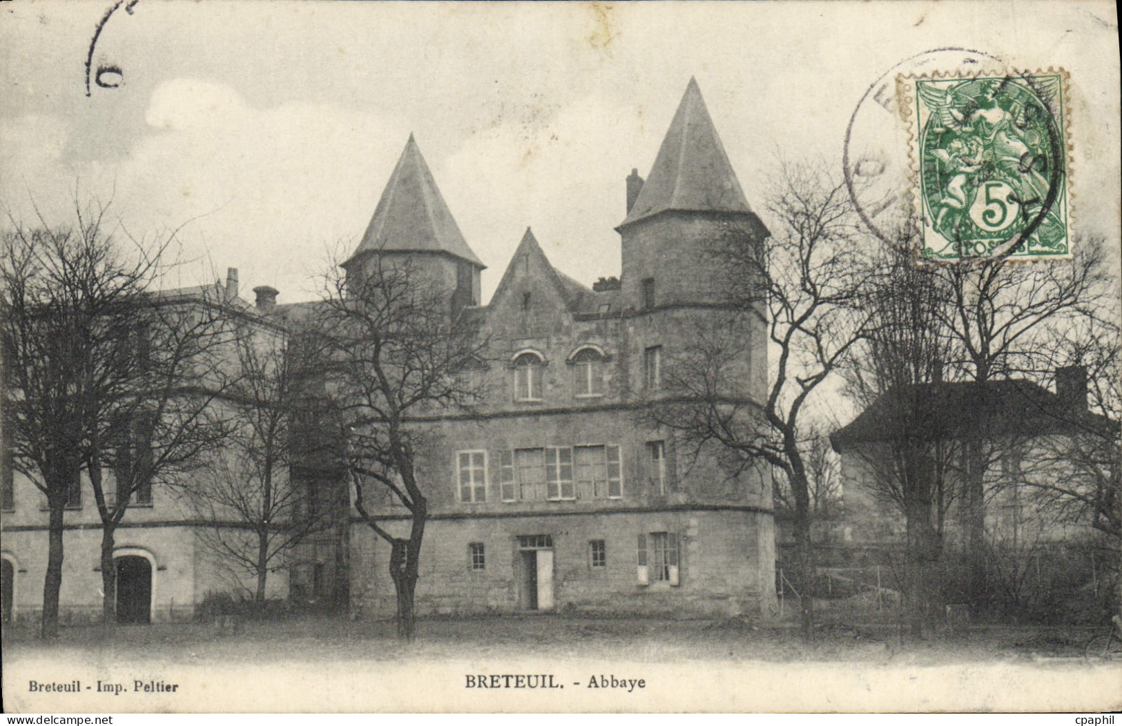 CPA Breteuil Abbaye