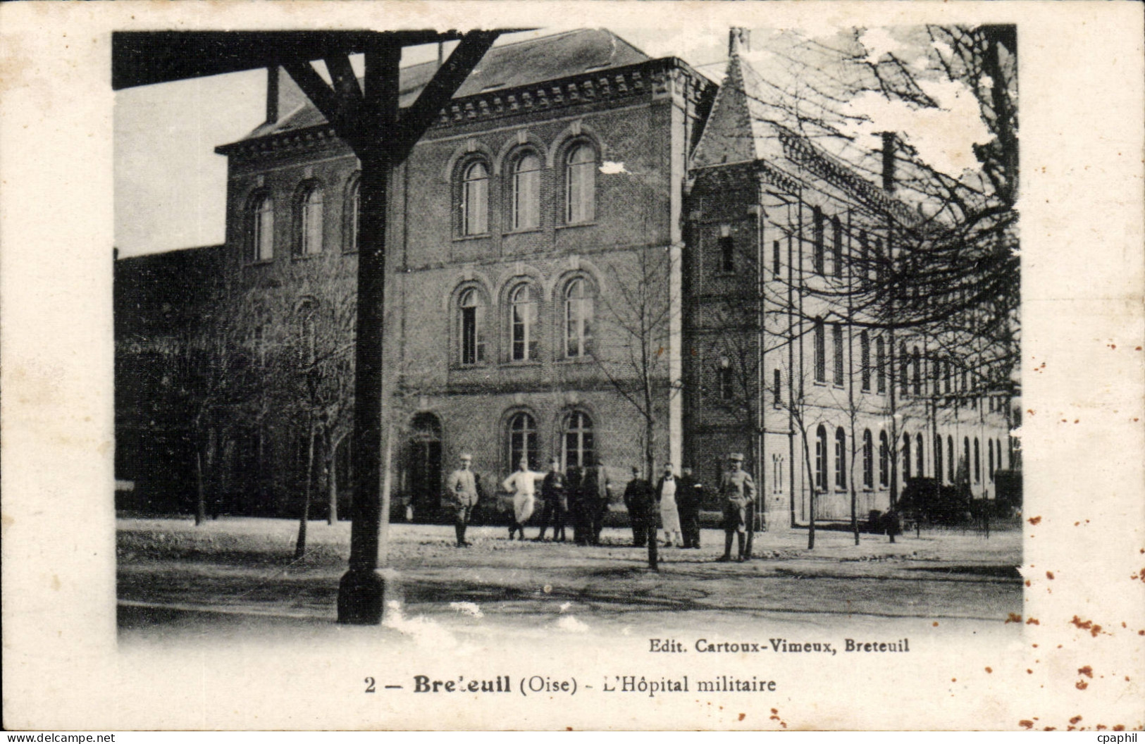CPA Breteuil L'hopital militaire