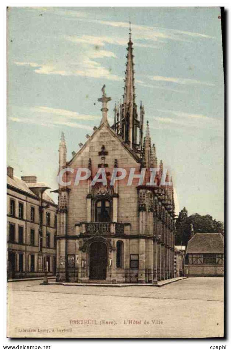 CPA Breteuil L'Hotel d eVille