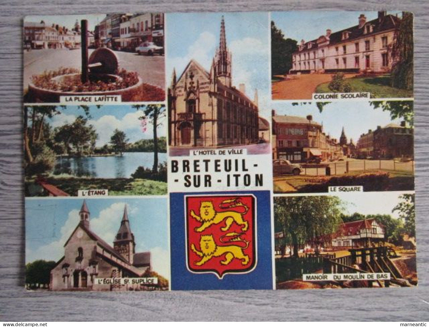 Cpa Breteuil sur Iton (27) multivue