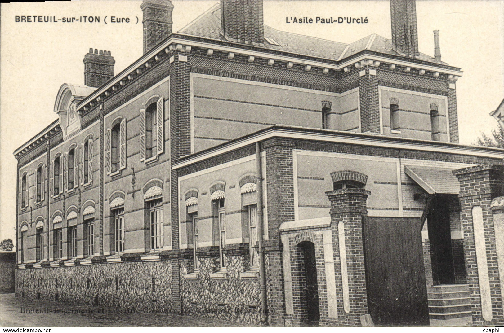 CPA Breteuil Sur Iton L'asile Paul D'Urcle