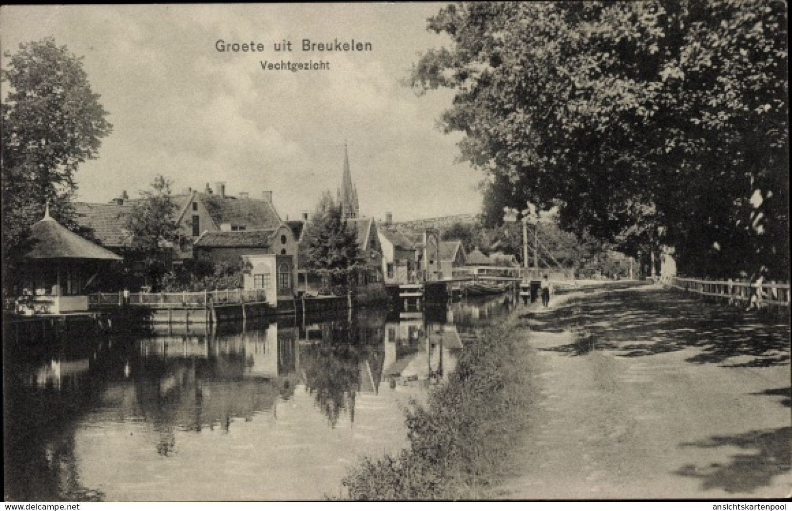 CPA Breukelen Stichtse Vecht Utrecht Niederlande, Vechtzicht