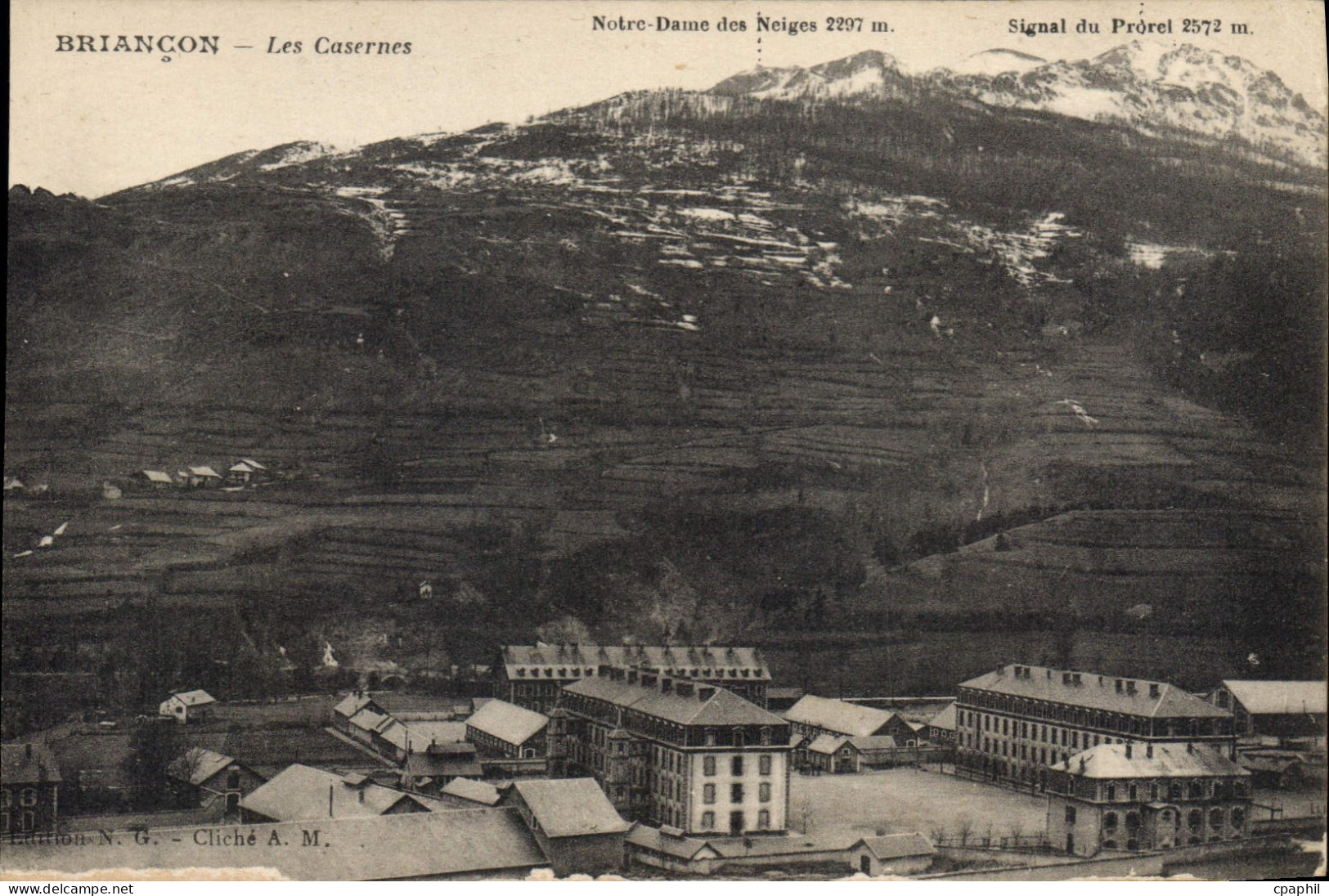 CPA Briancon Les Casernes
