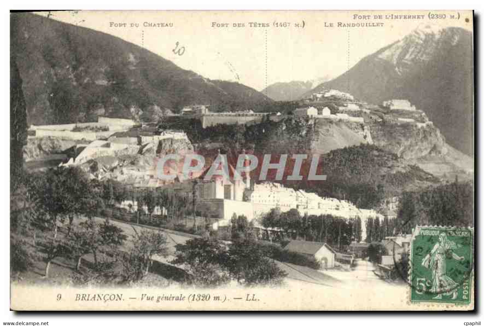 CPA Briancon Vue generale