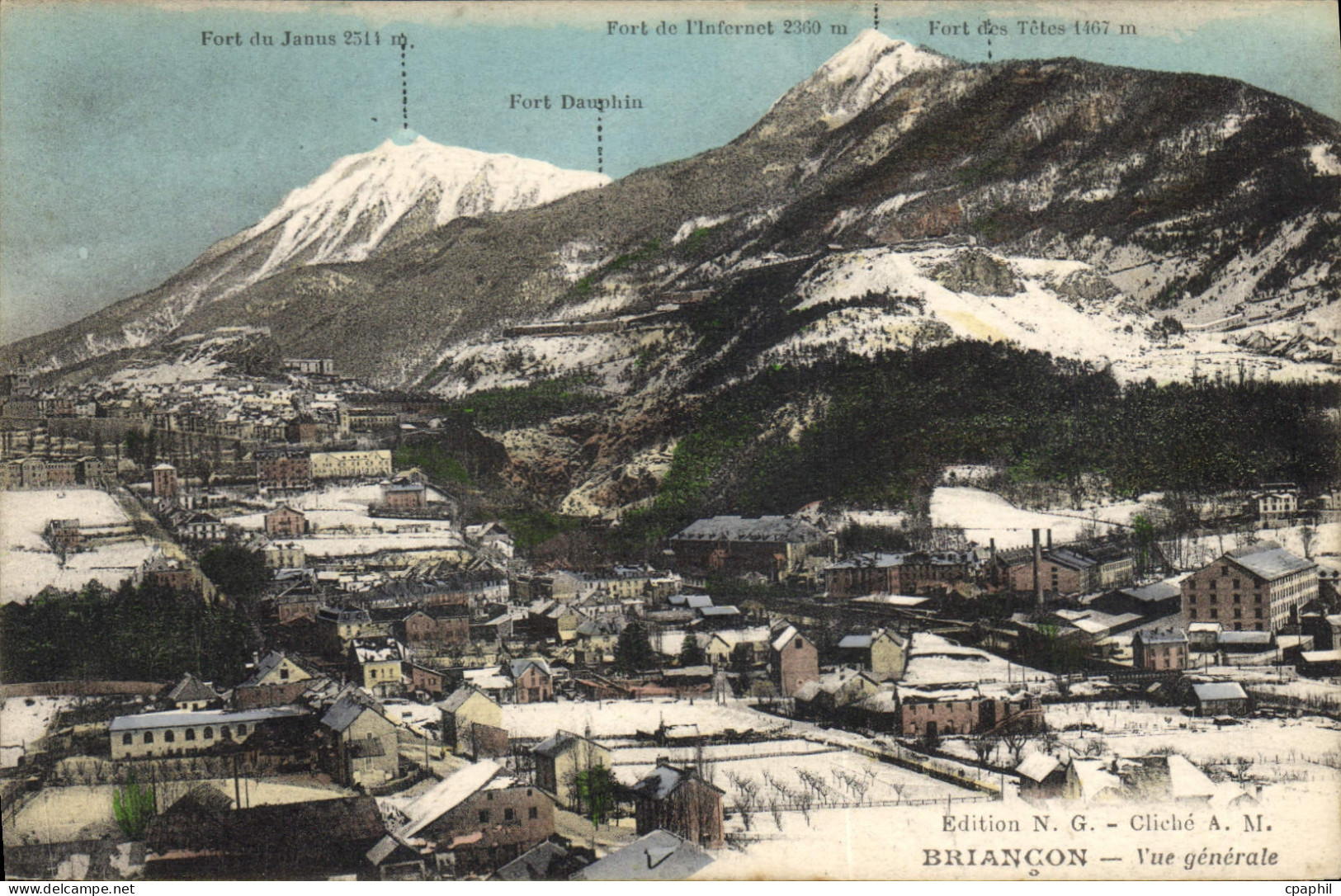 CPA Briancon Vue generale