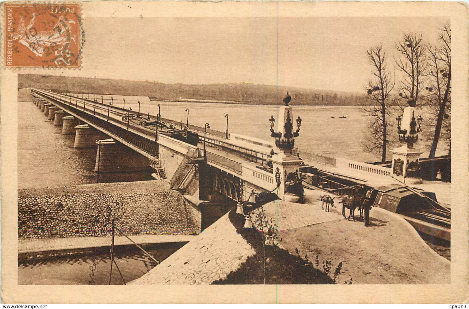 CPA Briare Loiret Le Pont Canal