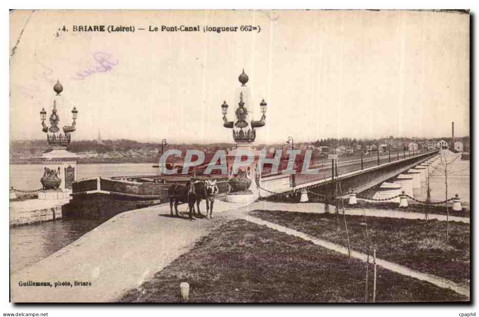 CPA Briare (Loiret) le Pont Canal