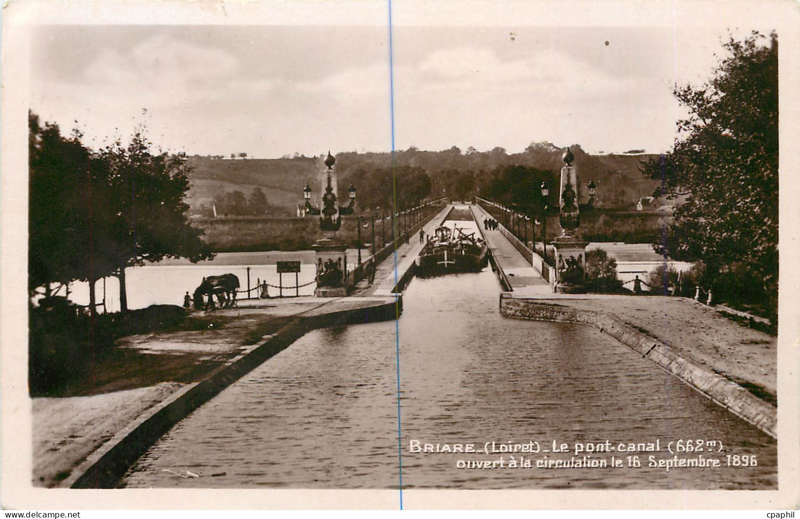 CPA Briare Loiret Le Pont Canal