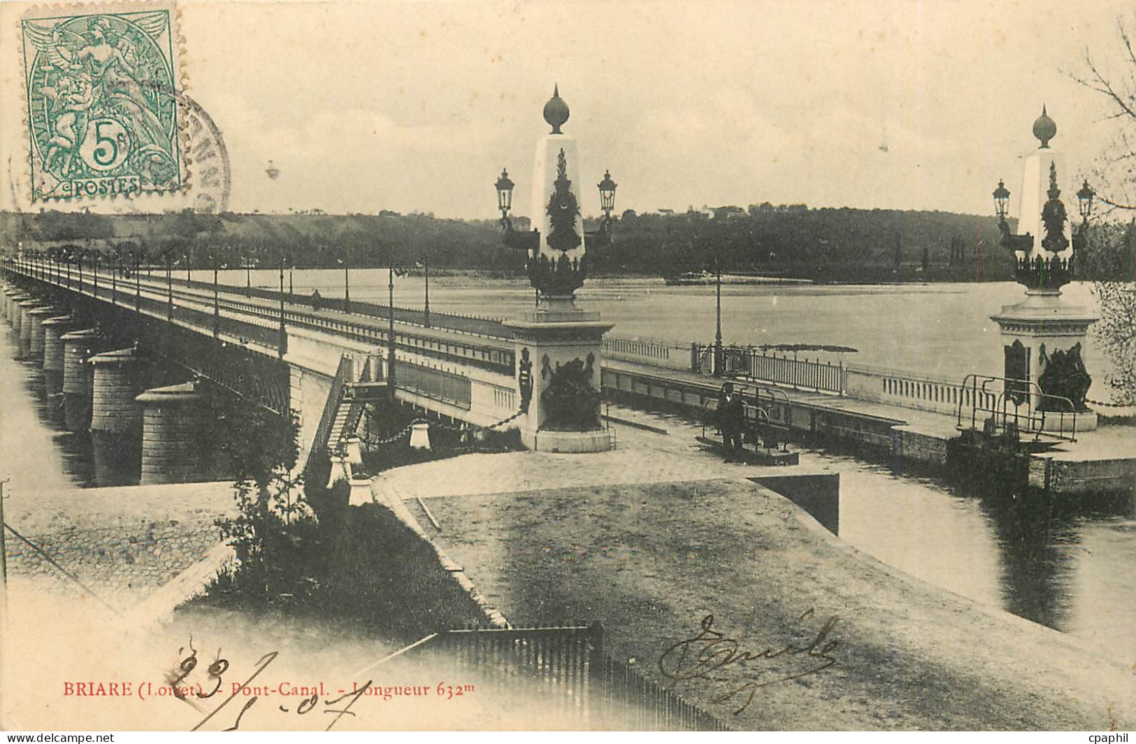 CPA Briare Loiret Pont Canal