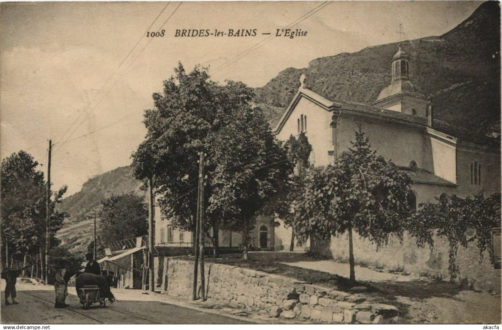 CPA BRIDES-les-BAINS L'Eglise (1191343)