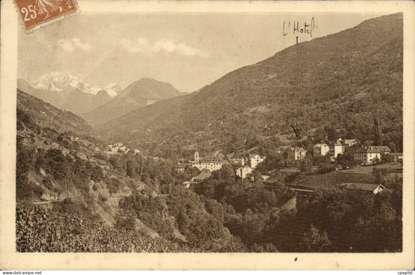 CPA Brides Les Bains La Vallee Et Les Glaciers