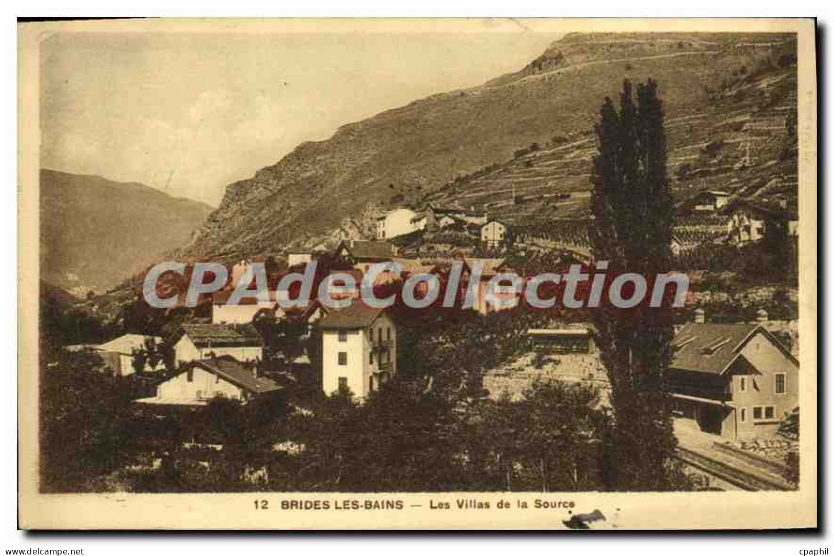 CPA Brides Les Bains Les Villas De La Source