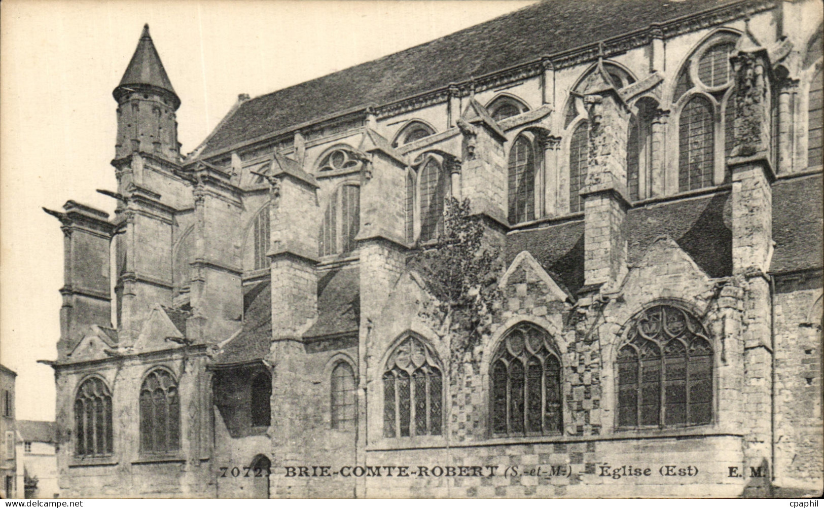 CPA Brie Comte Robert Eglise