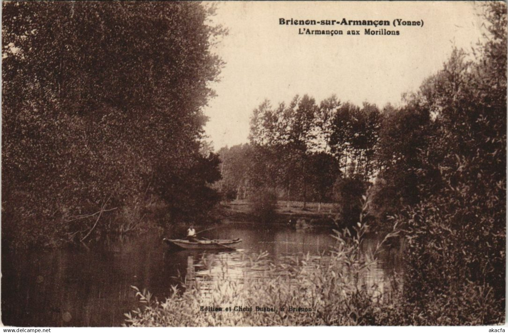 CPA BRIENON-sur-ARMANCON L'Armancon aux Morillons (1197897)
