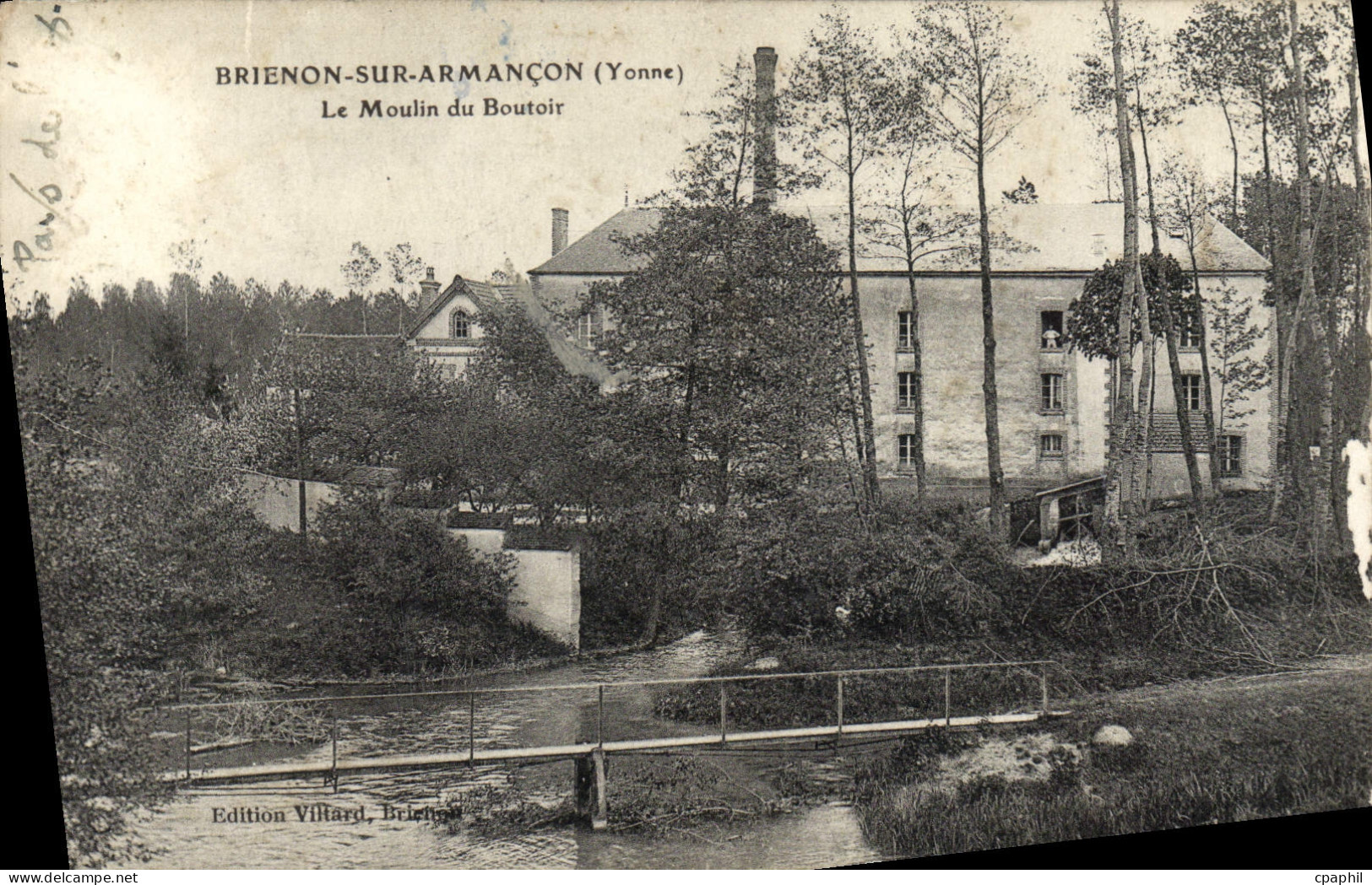CPA Brienon Sur Armancon Le Moulin Du Boutoir