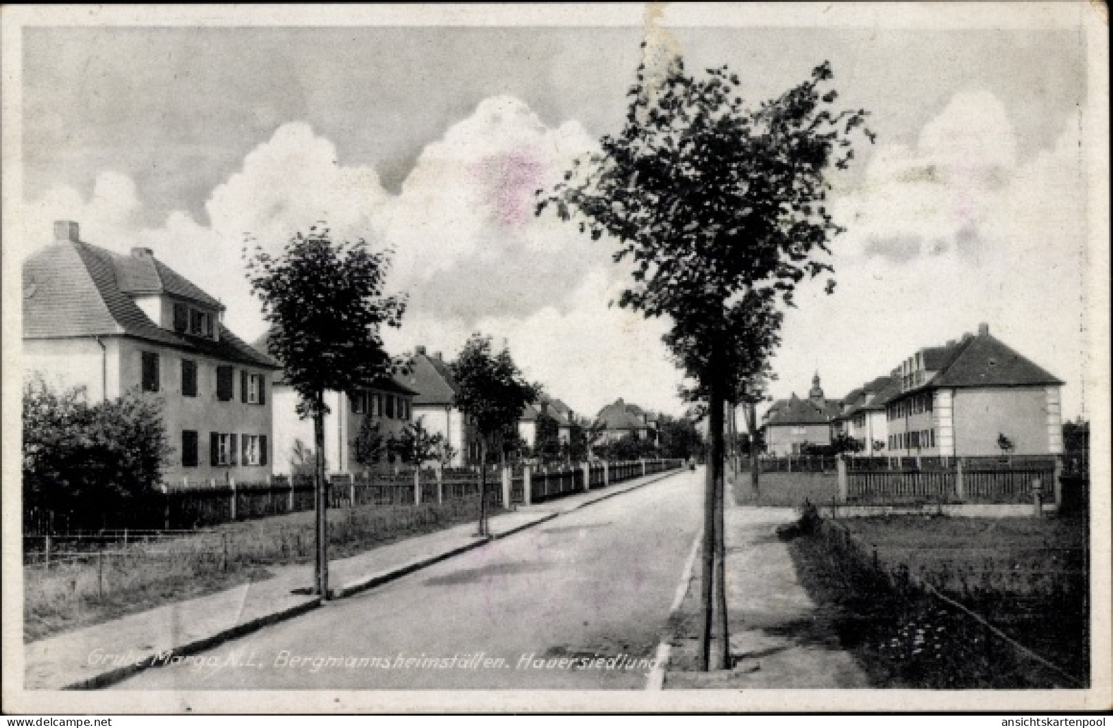 CPA Brieske Senftenberg in der Niederlausitz, Grube Marga, Bergmannsheimstätten, Hauersiedlung