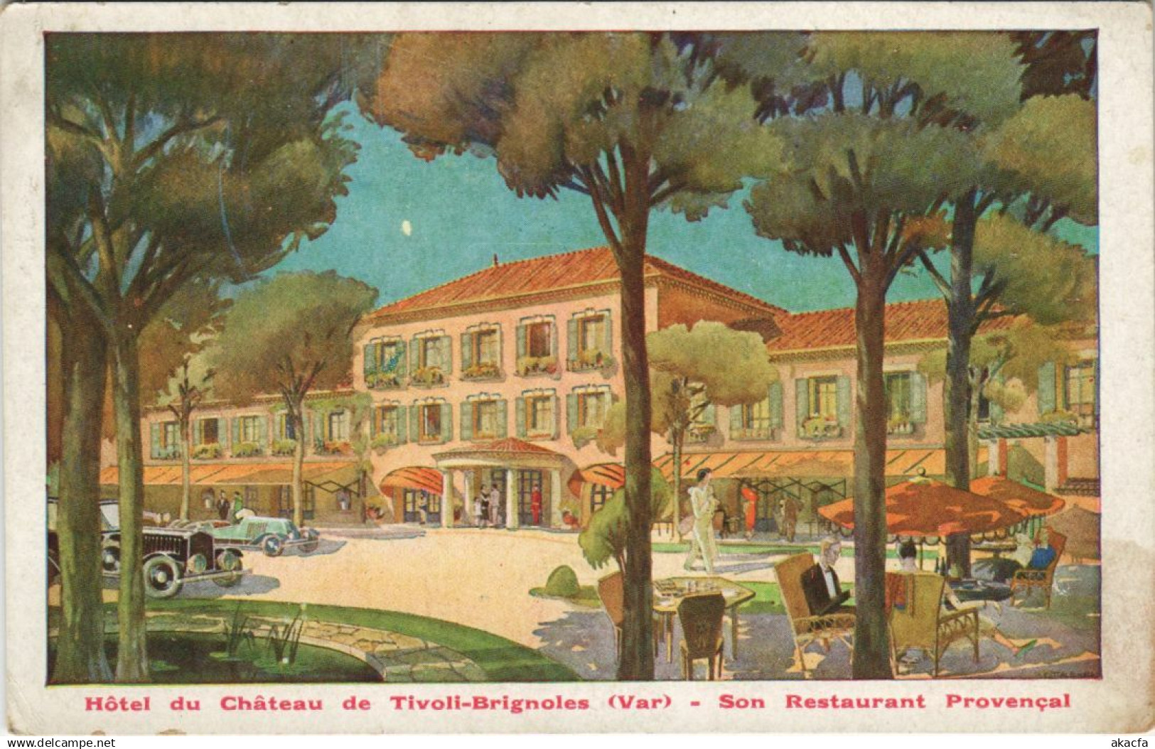 CPA BRIGNOLES Hotel du Chateau de Tivoli-Brignoles - Restaurant (1111236)