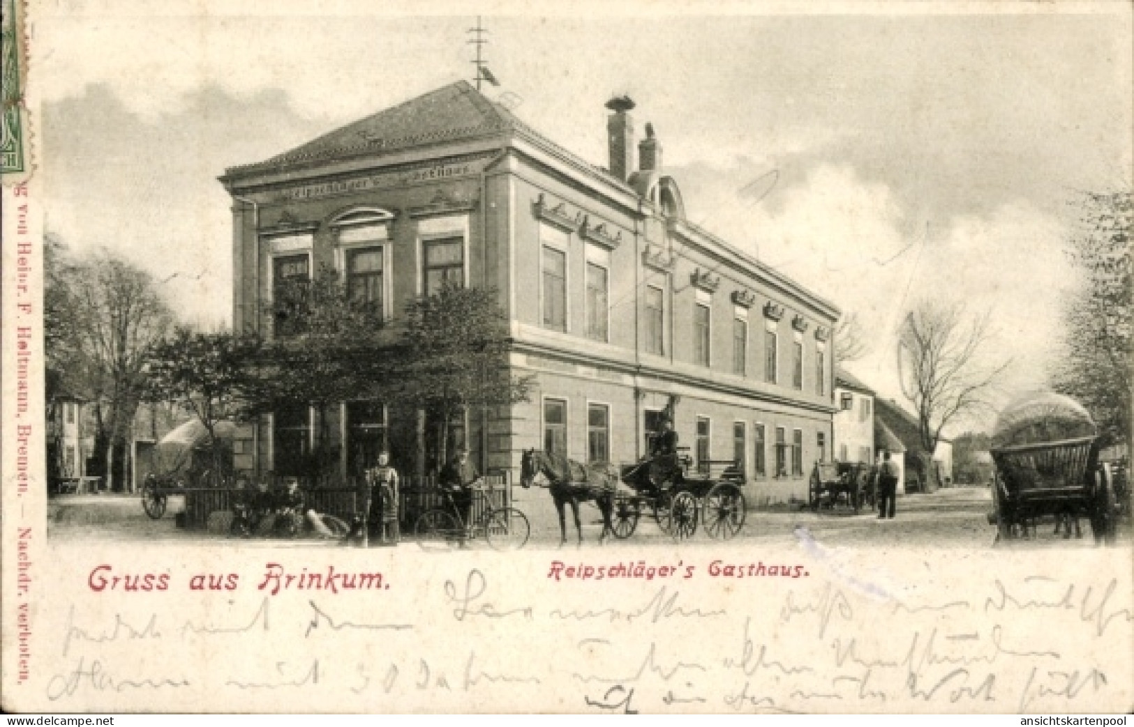 CPA Brinkum bei Bremen Stuhr in Niedersachsen, Reipschläger's Gasthaus