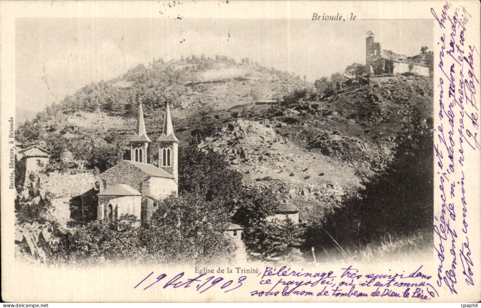 CPA Brioude Eglise de la Trinite