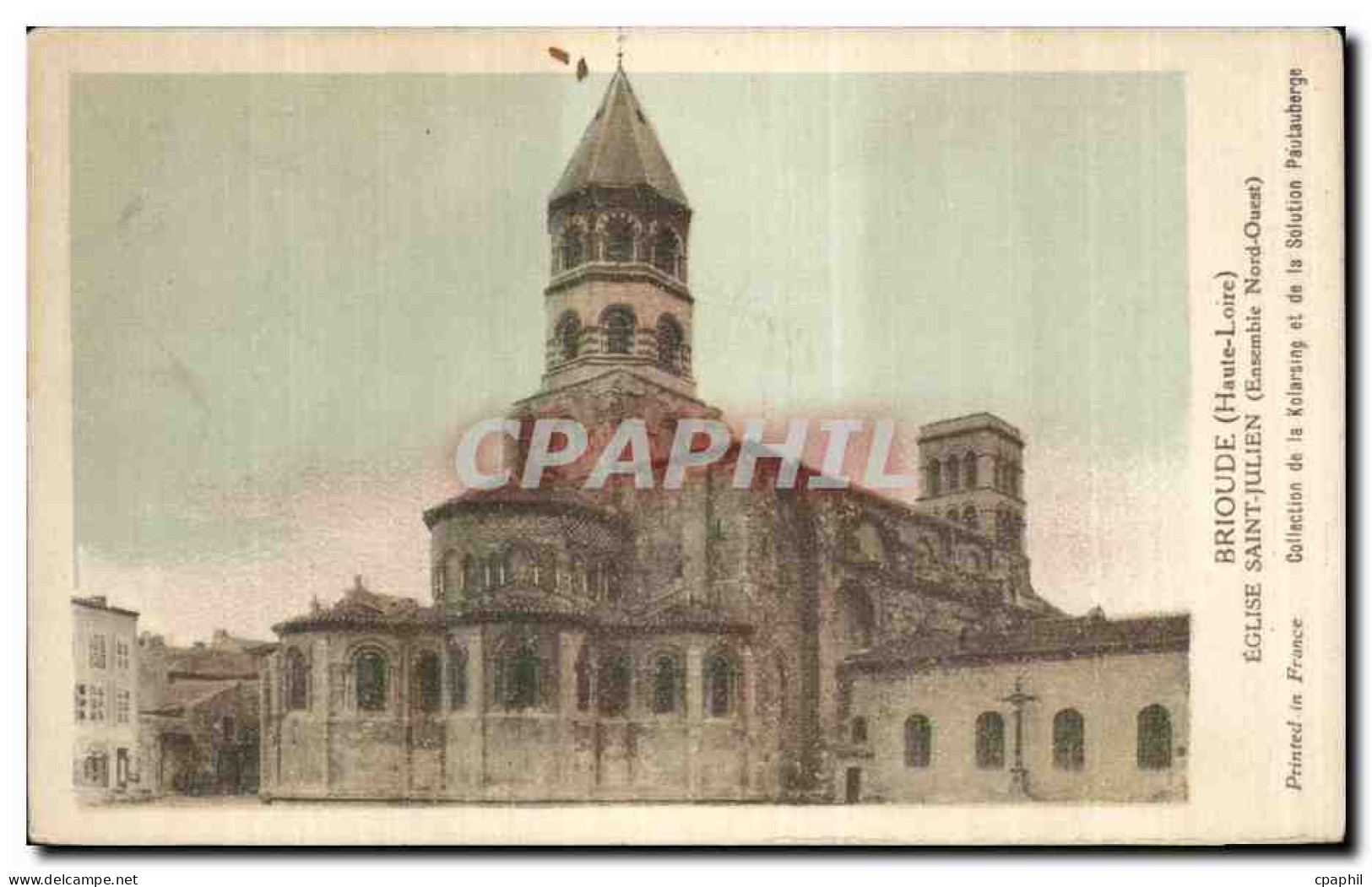 CPA Brioude Eglise Saint Julien