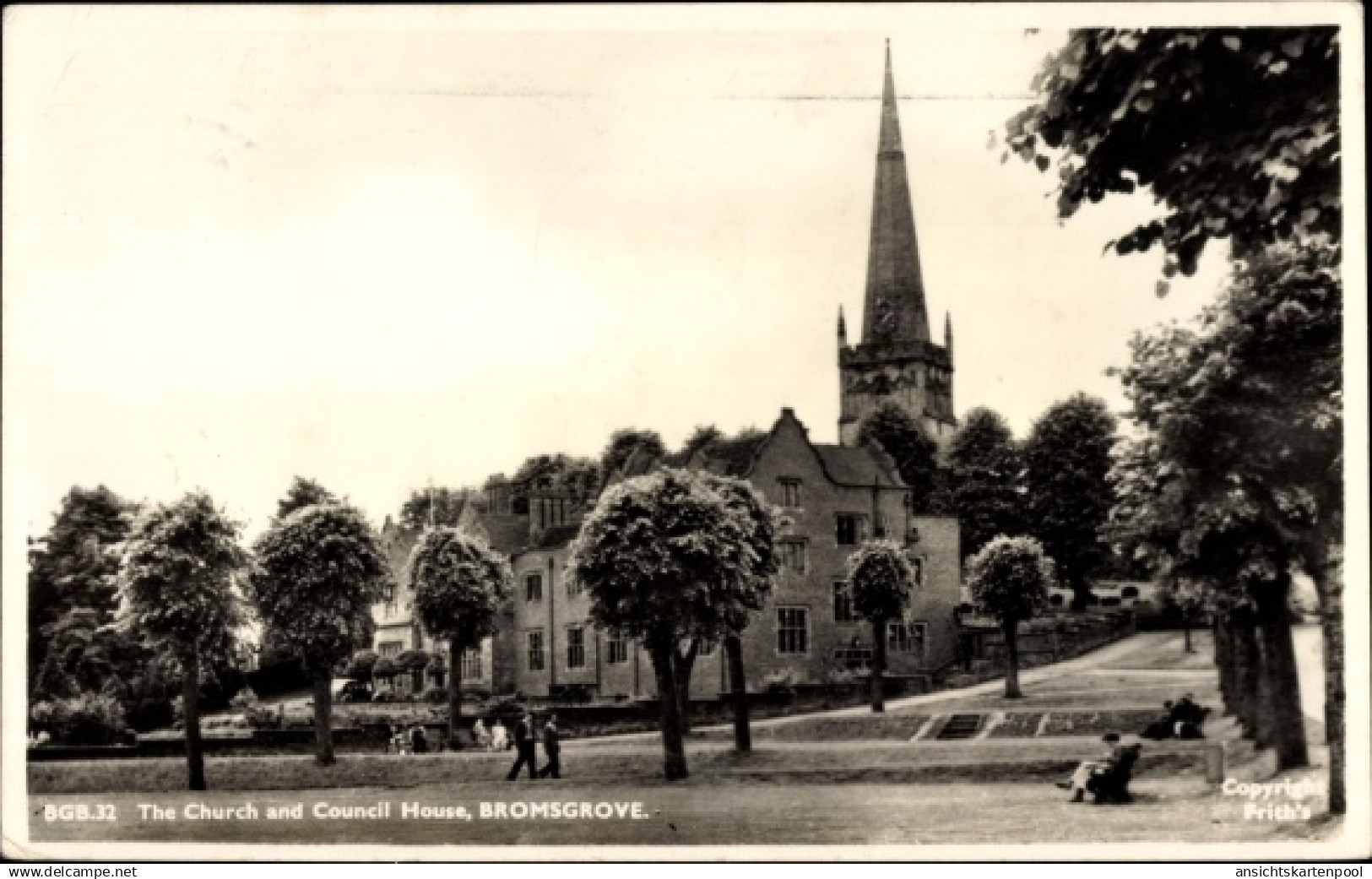 CPA Bromsgrove West Midlands England, The Church and Council House