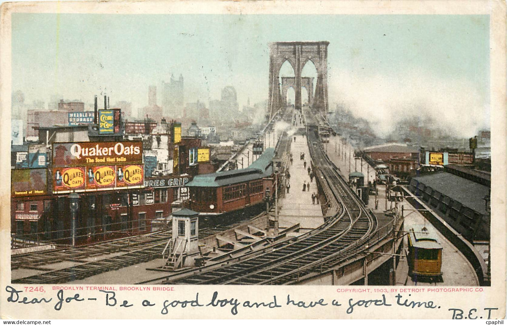 CPA Brooklyn Terminal Brooklyn Bridge Metro Quaker Oats