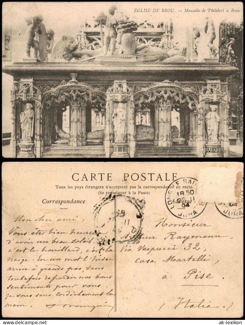 CPA Brou EGLISE DE BROU Mausolée de Philibert le Beau 1904