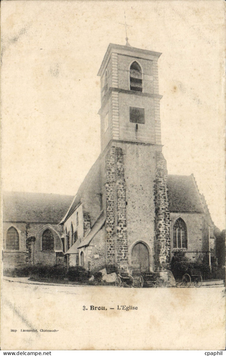 CPA Brou L'Eglise