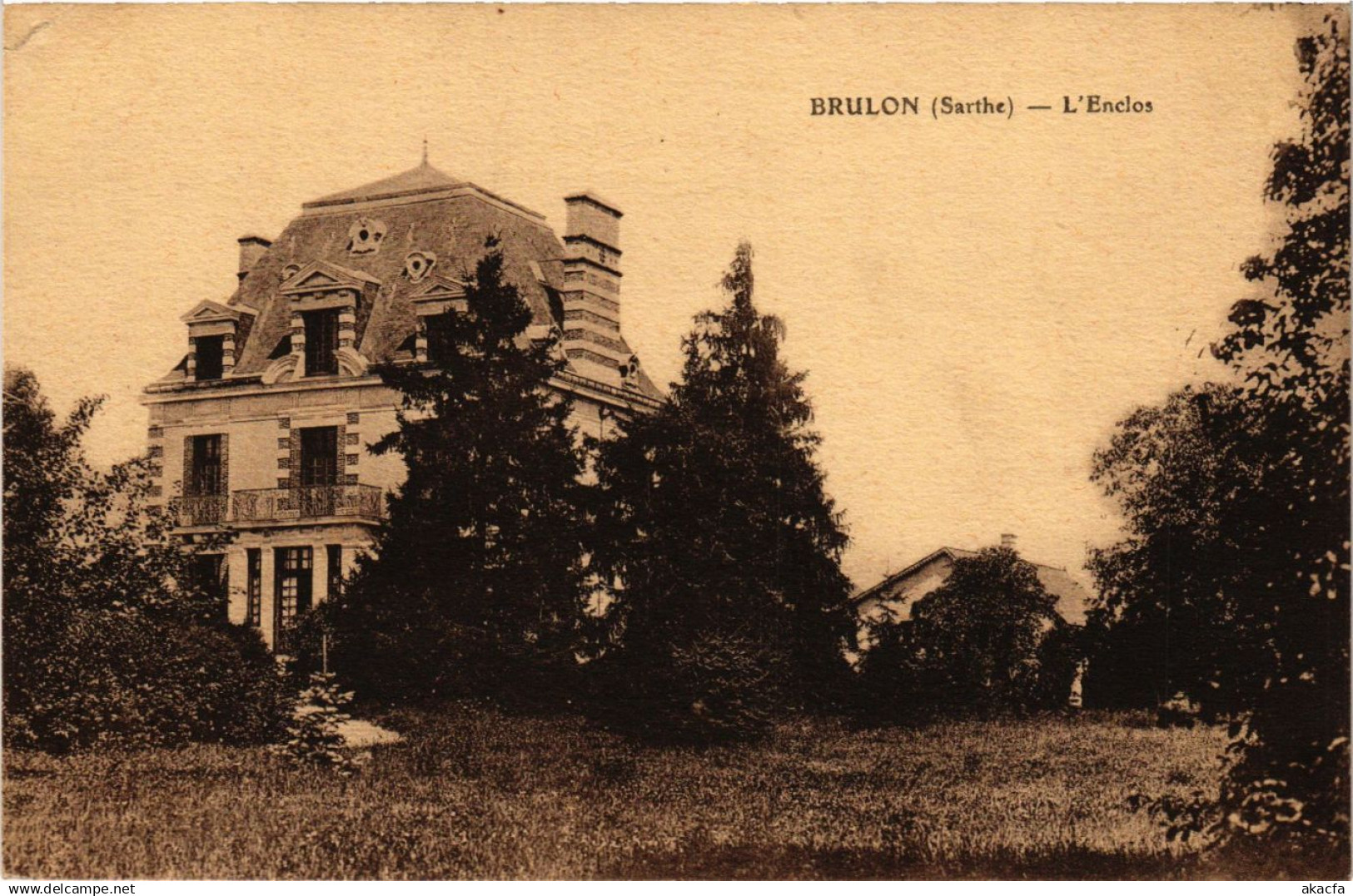 CPA BRULON - L'Enclos (299495)