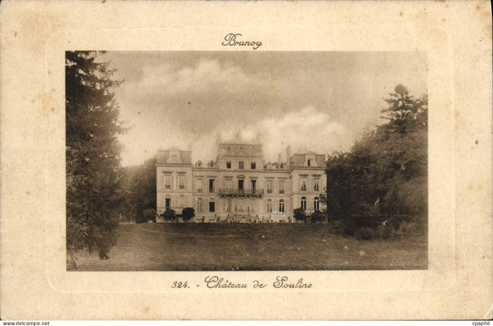 CPA Brunoy Chateau De Soulins