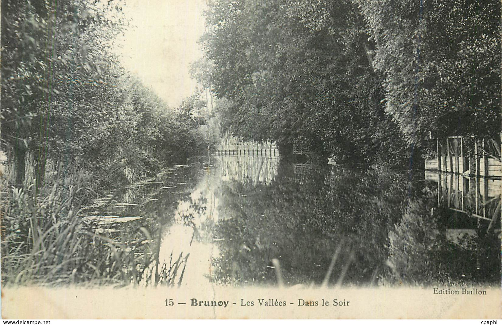 CPA Brunoy Les Vallees Dans le Soir