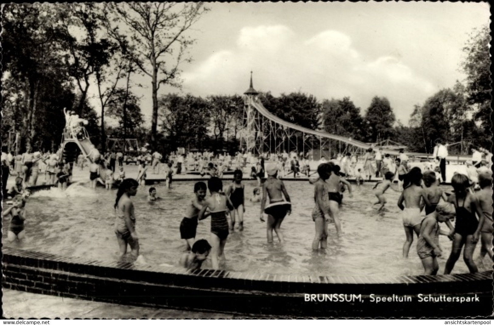 CPA Brunssum Limburg Niederlande, Ontspanningsoord Schutterspark, Speeltuin