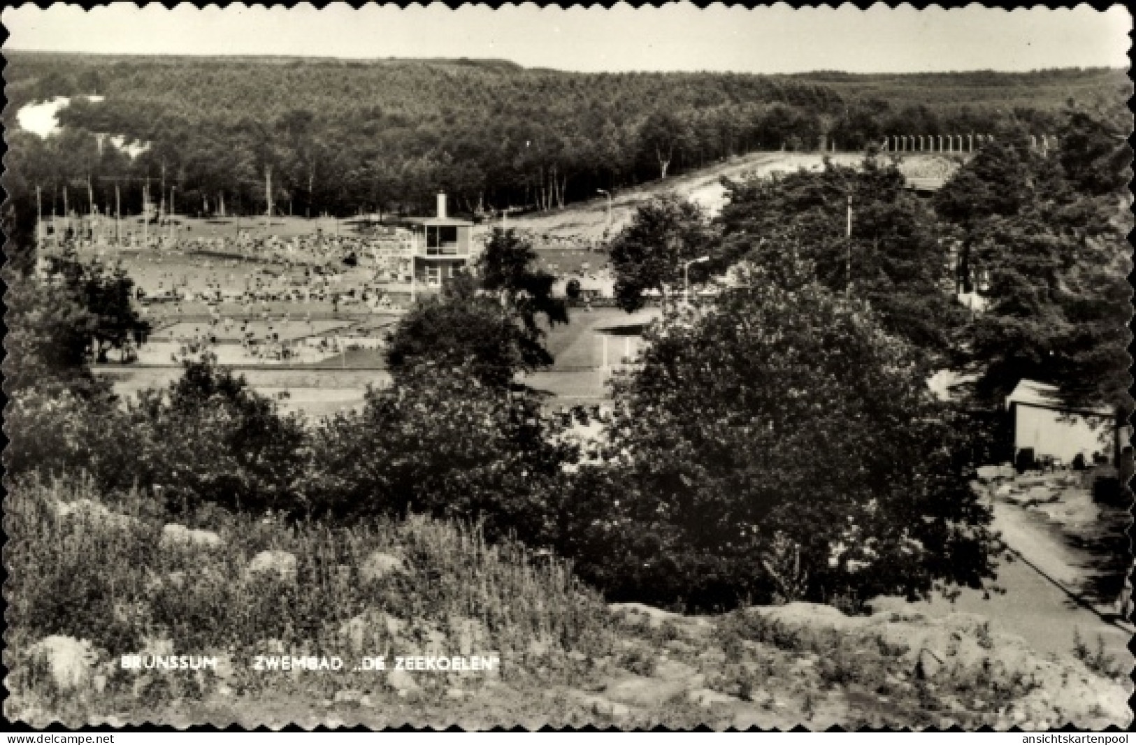 CPA Brunssum Limburg Niederlande, Zwembad De Zeekoele