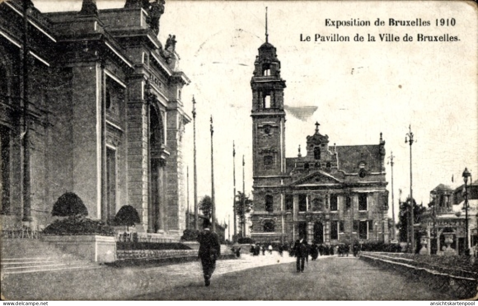 CPA Brüssel Brüssel, Ausstellung 1910, Pavillon der Stadt Brüssel