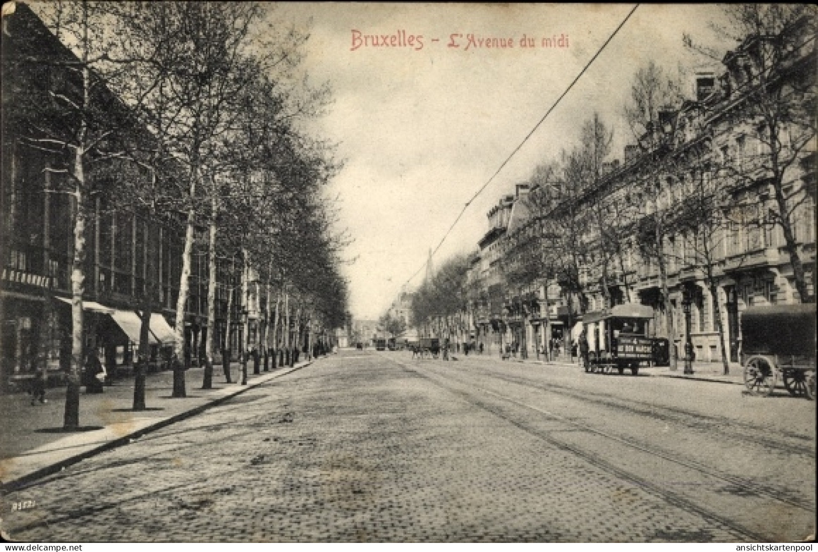 CPA Brüssel Brüssel, Avenue du Midi